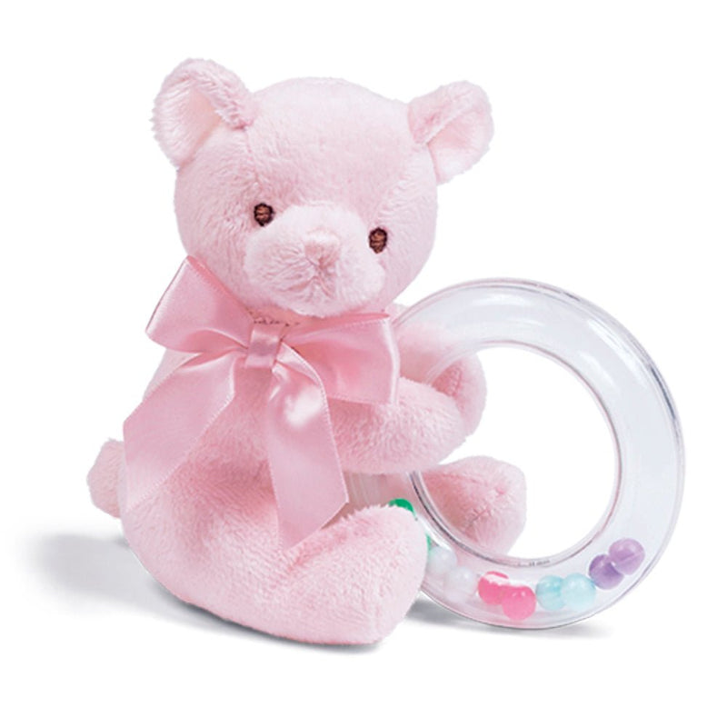 Pink Bear Rattle Shaker - Lemon And Lavender Toronto