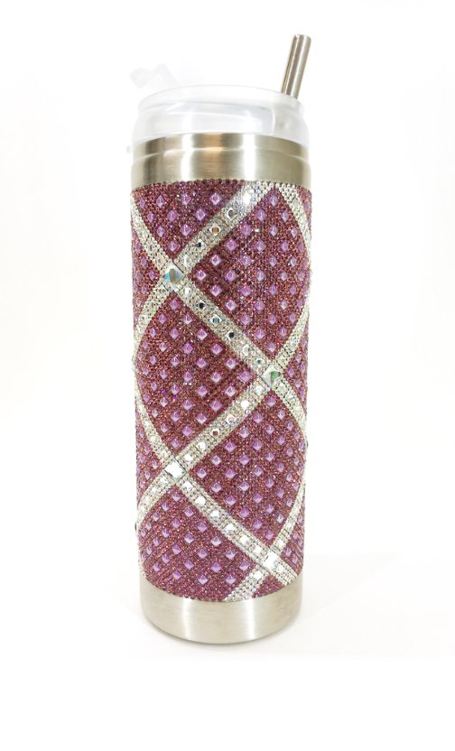 Pink Cross Bling Tumbler - Lemon And Lavender Toronto