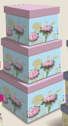 Pink Daisy Nesting Box - Lemon And Lavender Toronto