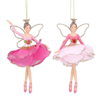 Pink Flower Angel Fairy Ornament - Lemon And Lavender Toronto