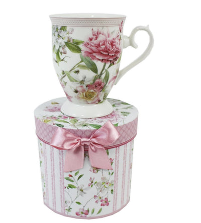 Pink Roses Mug in a Box - Lemon And Lavender Toronto