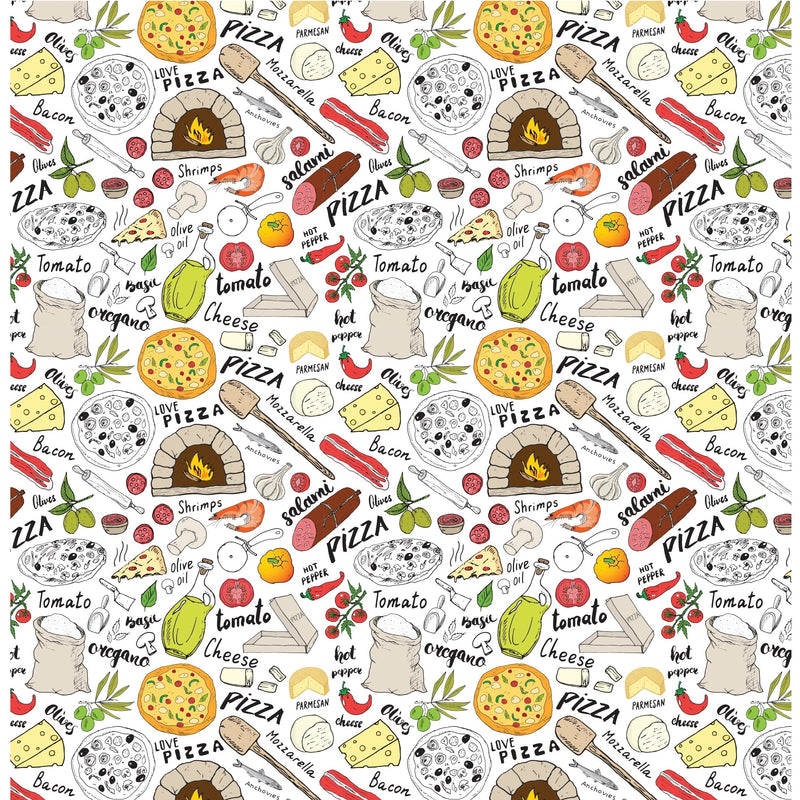 Pizza Gift Wrapping Paper - Lemon And Lavender Toronto