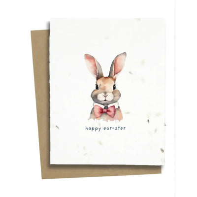 Plantable Bunny Easter Card-Basil - Lemon And Lavender Toronto