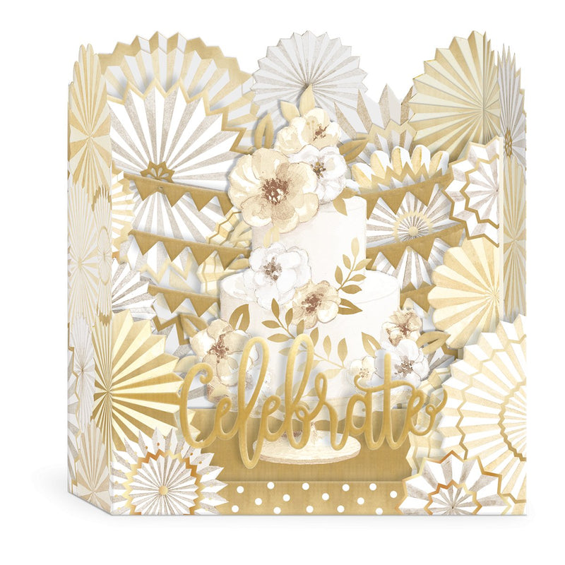 Pop Up Celebrate Cake Greeting Card - Lemon And Lavender Toronto