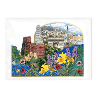 Pop Up Europe Greeting Card - Lemon And Lavender Toronto