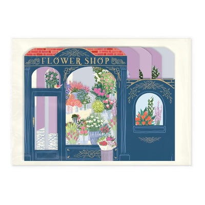 Pop Up Flower Shop Greeting Card - Lemon And Lavender Toronto