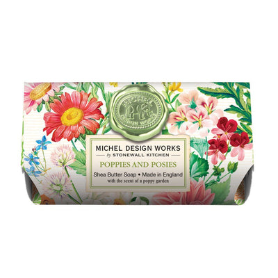 Poppies and Posies Large Bath Soap Bar - Lemon And Lavender Toronto