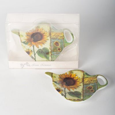 Porcelain Tea Bag Holder, Sunflower, Set of 2 - Lemon And Lavender Toronto