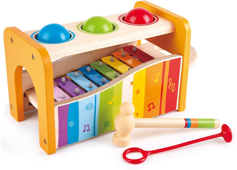 Pound & Tap Bench with Slide Out Xylophone - Lemon And Lavender Toronto