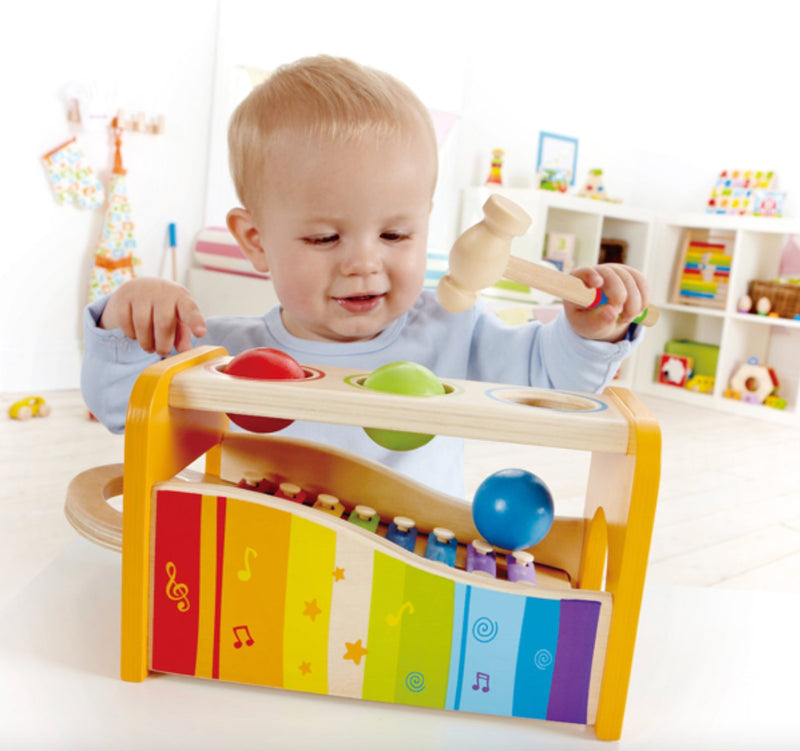 Pound & Tap Bench with Slide Out Xylophone - Lemon And Lavender Toronto