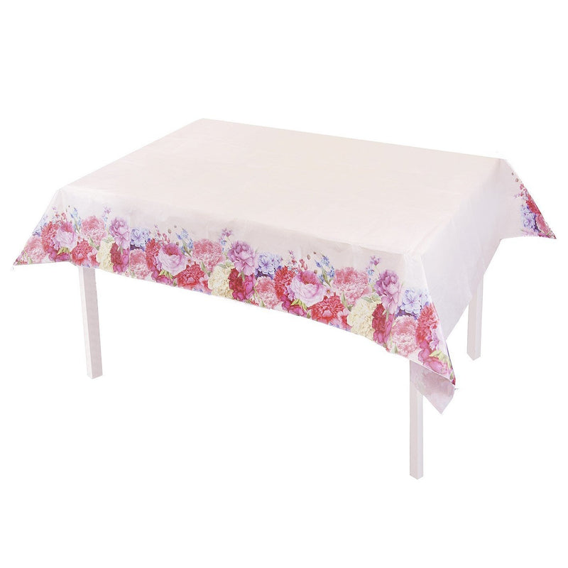 Pretty Flower Tablecloth-Disposable - Lemon And Lavender Toronto