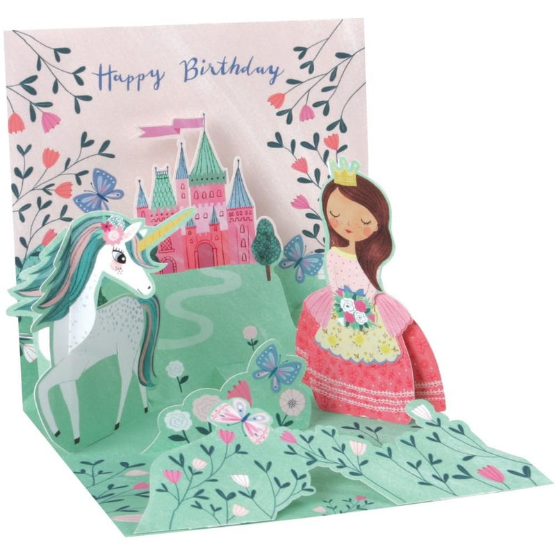 Princess & Unicorn POP UP Card - Lemon And Lavender Toronto