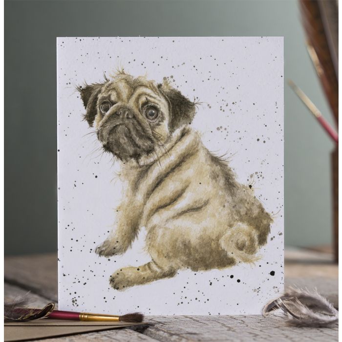 Pug Love Card - Lemon And Lavender Toronto