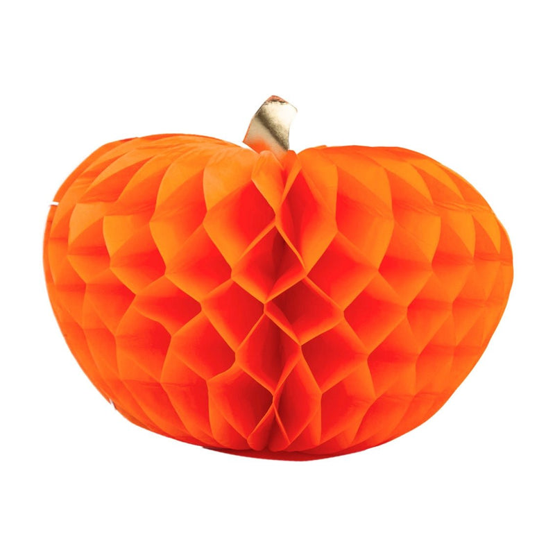 Pumpkin Honeycomb Halloween Decorations - 3 Pack - Lemon And Lavender Toronto