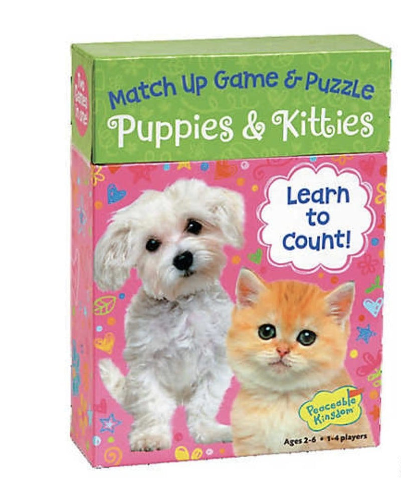 Puppies & Kitties Match Up Game - Lemon And Lavender Toronto