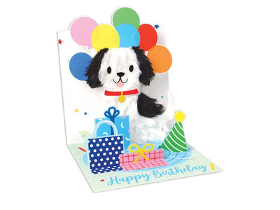 Puppy Balloons Pop Up Card - Lemon And Lavender Toronto