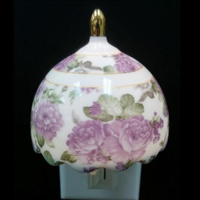 Purple Flower Lampshade Style Nightlight - Lemon And Lavender Toronto