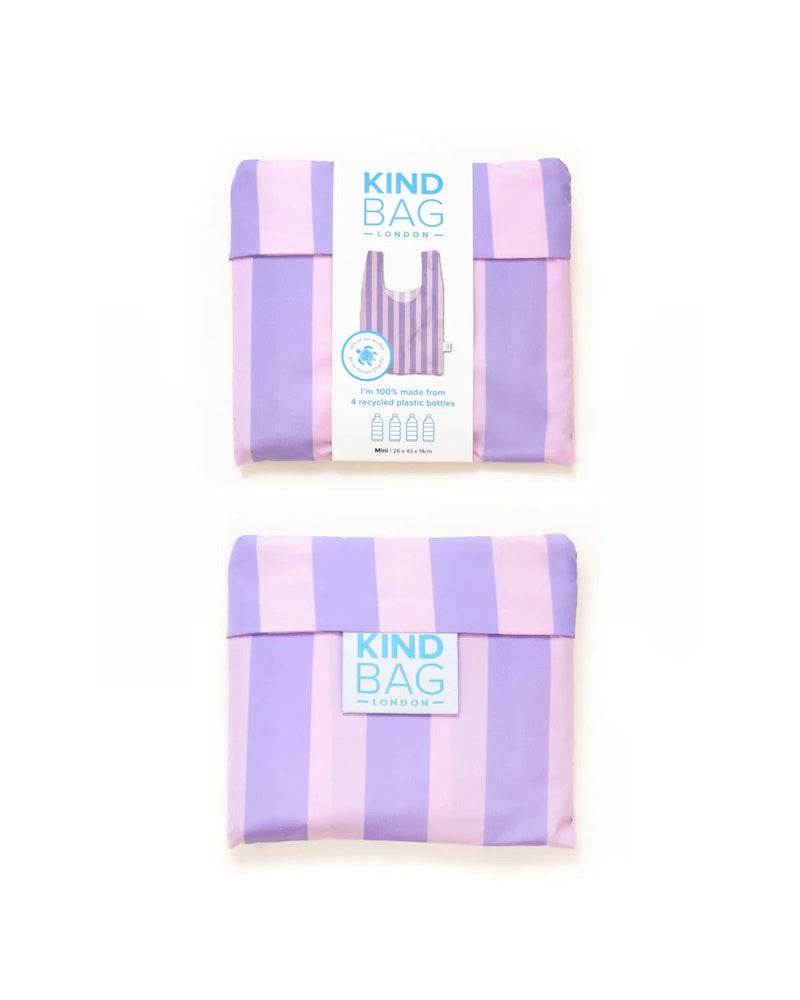 Purple Stripes | Mini Reusable Bag - Lemon And Lavender Toronto