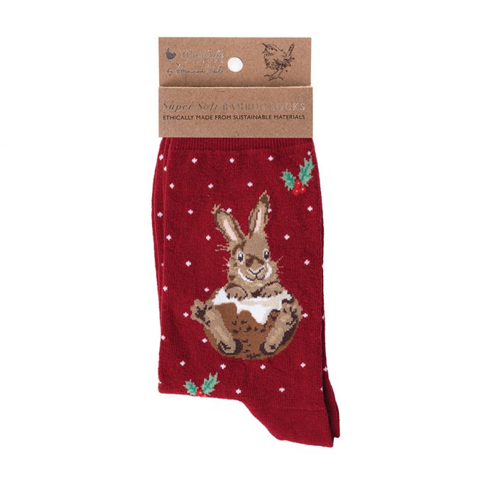 RABBIT CHRISTMAS SOCK - LITTLE PUDDING - Lemon And Lavender Toronto