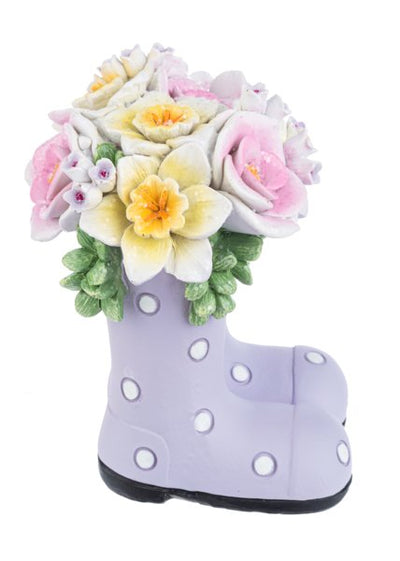 Rainboot Florals Figurines - Lemon And Lavender Toronto