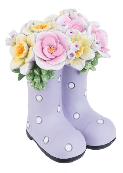 Rainboot Florals Figurines - Lemon And Lavender Toronto