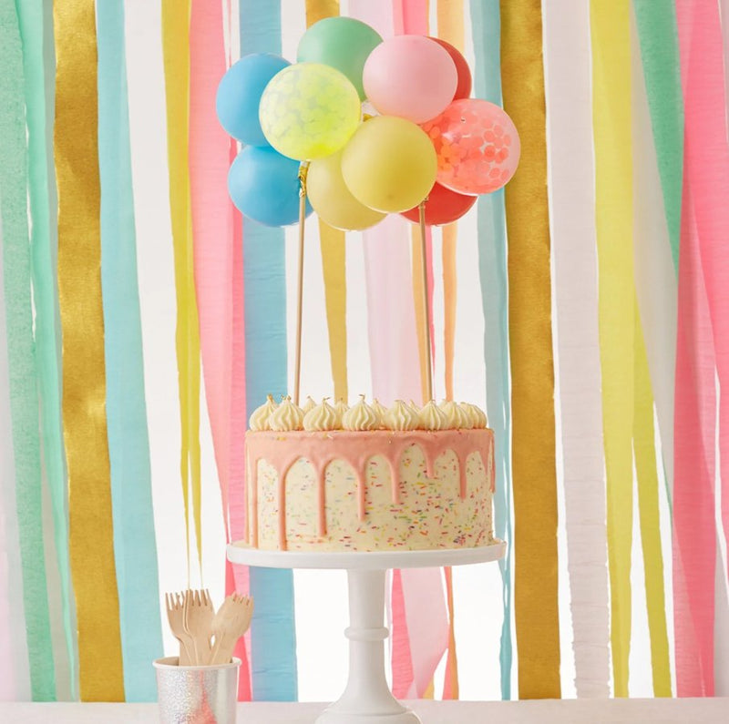 Rainbow Balloon Cake Topper Kit - Meri Meri - Lemon And Lavender Toronto