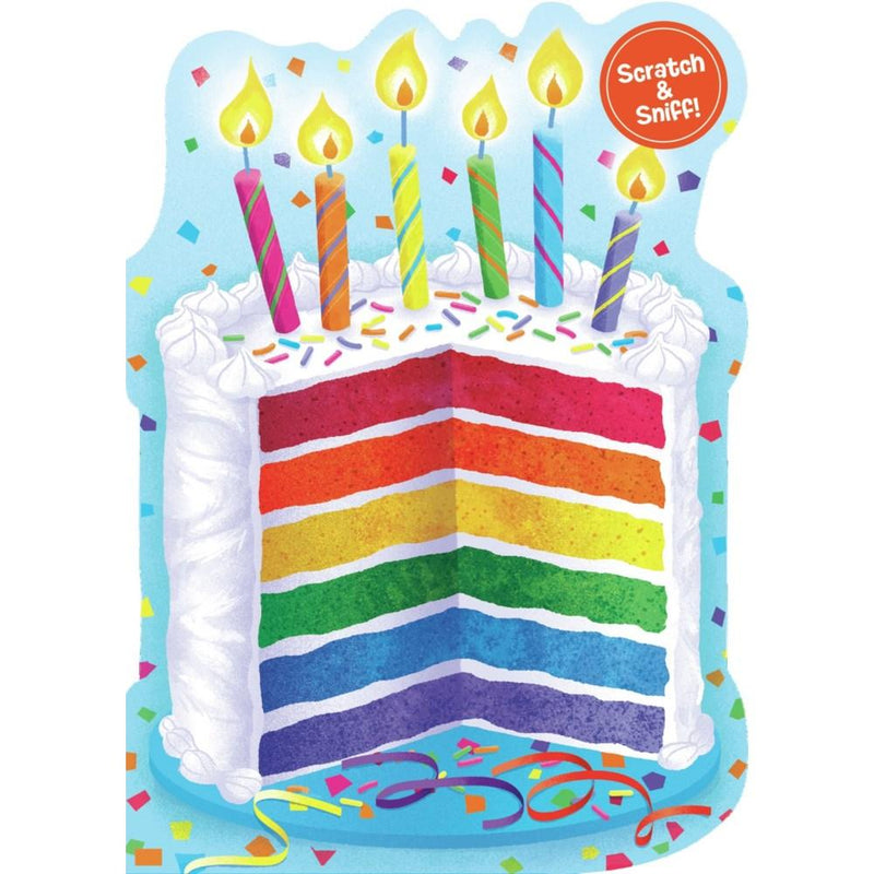 Rainbow Birthday Cake Card - Lemon And Lavender Toronto