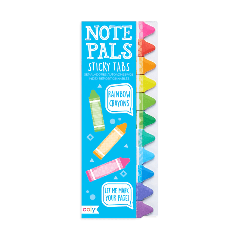 Rainbow Crayons - Sticky Note Tabs OOLY - Lemon And Lavender Toronto