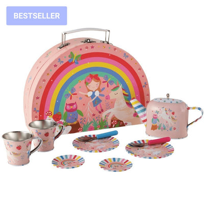 Rainbow Fairy 11 Piece Tin Tea set - Lemon And Lavender Toronto