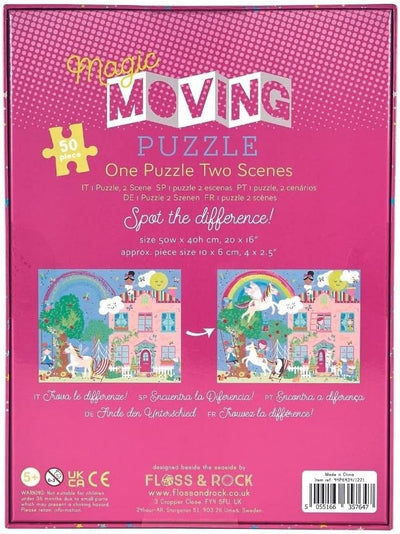 Rainbow Fairy 50pc Magic Moving Puzzle - Floss & Rock - Lemon And Lavender Toronto