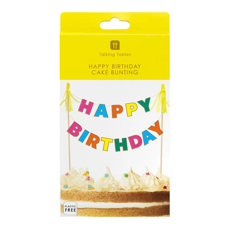 Rainbow Happy Birthday Cake Topper - Lemon And Lavender Toronto