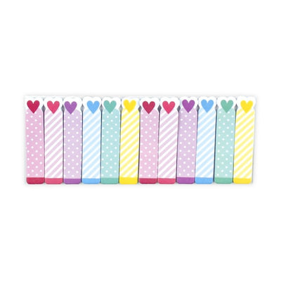 Rainbow Hearts - Sticky Note Tabs OOLY - Lemon And Lavender Toronto