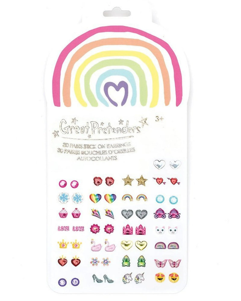 Rainbow Love Sticker Earrings - Lemon And Lavender Toronto