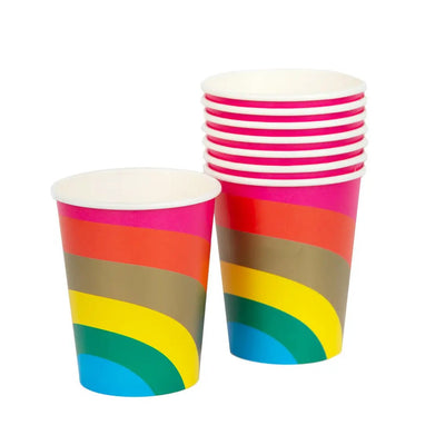 Rainbow Party Cups - 8 Pack - Lemon And Lavender Toronto