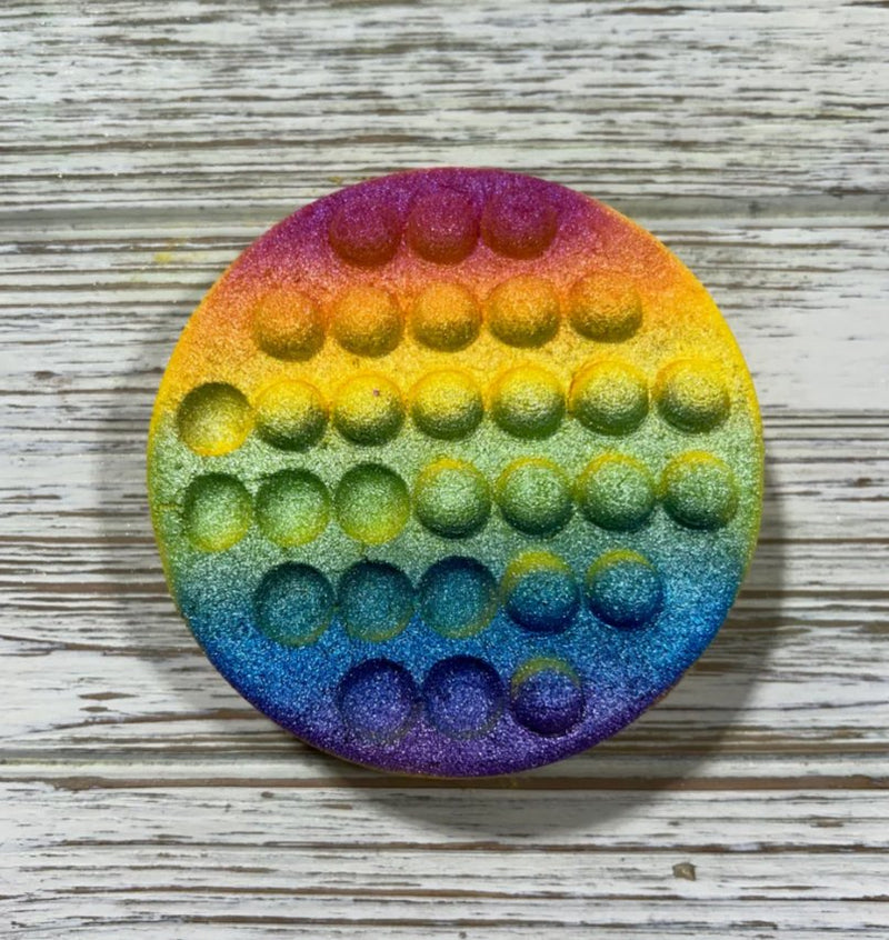 Rainbow Pop-it Bath Bomb - Lemon And Lavender Toronto