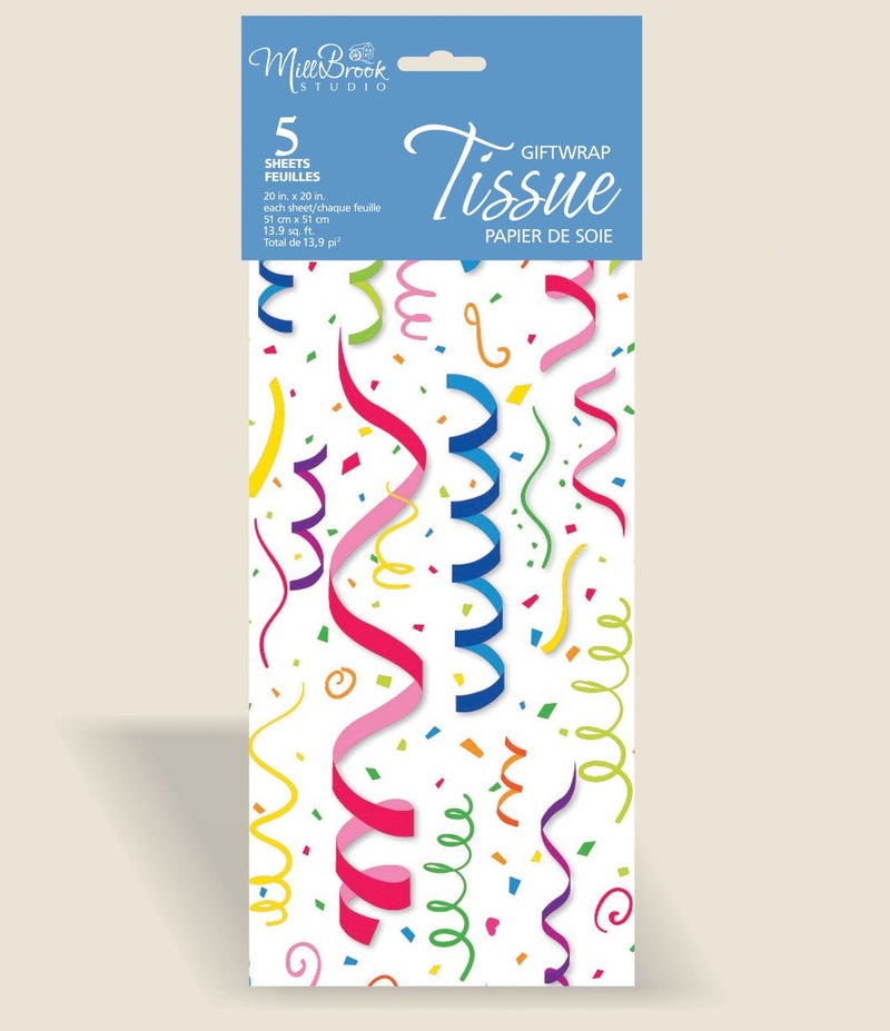 Rainbow Swirls design Tissue - Lemon And Lavender Toronto