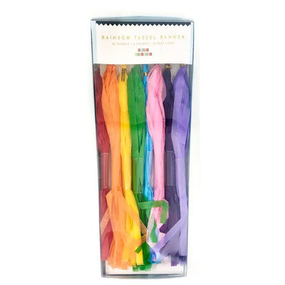 Rainbow Tassel Banner - Lemon And Lavender Toronto