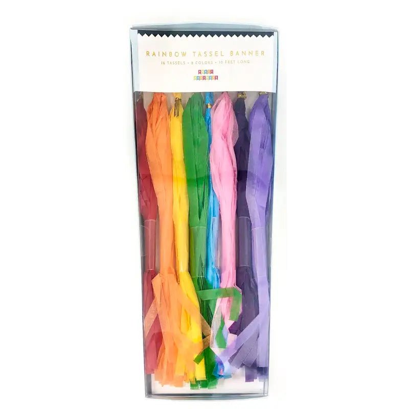 Rainbow Tassel Banner - Lemon And Lavender Toronto