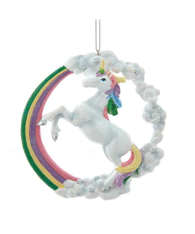 Rainbow Unicorn Ornament - Lemon And Lavender Toronto