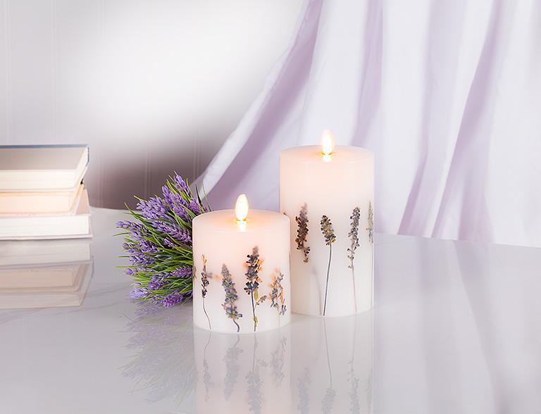 Reallite Large Lavender Candle - Lemon And Lavender Toronto