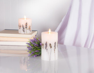 Reallite Large Lavender Candle - Lemon And Lavender Toronto