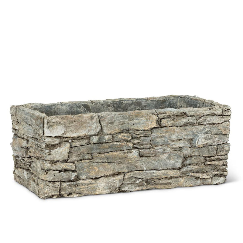 Rectangle Stack Stone Planter - Lemon And Lavender Toronto