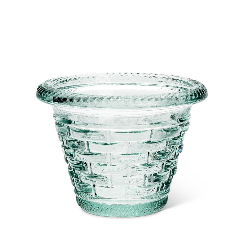 Recycled Glass Tapered Pot 🪴 - Lemon And Lavender Toronto