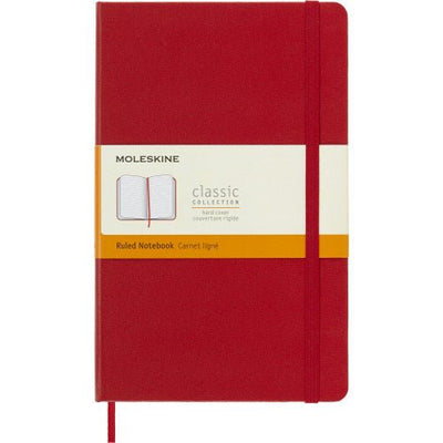 Red Ruled Notebook Classic Collection - Lemon And Lavender Toronto