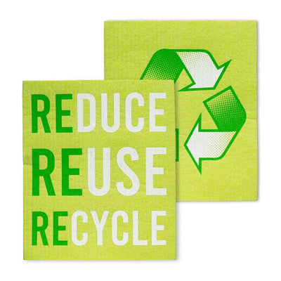 Reduce Reuse Recycle Dishcloths. Set of 2 - Lemon And Lavender Toronto