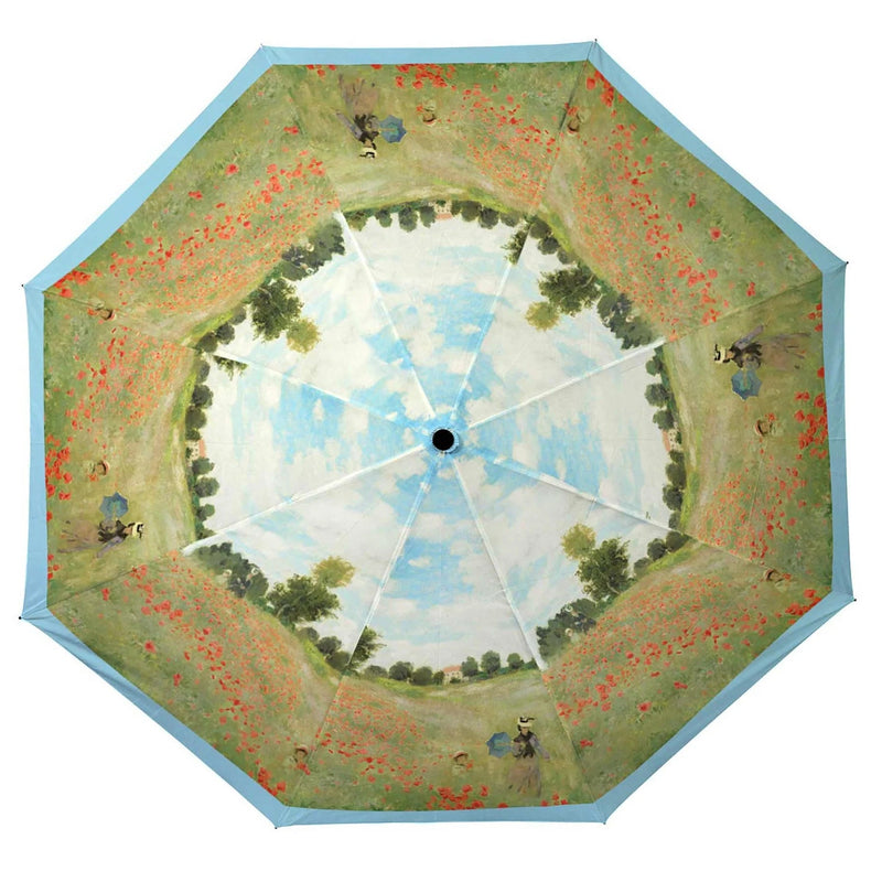 Reverse Umbrella-Monet Poppy Field - Lemon And Lavender Toronto