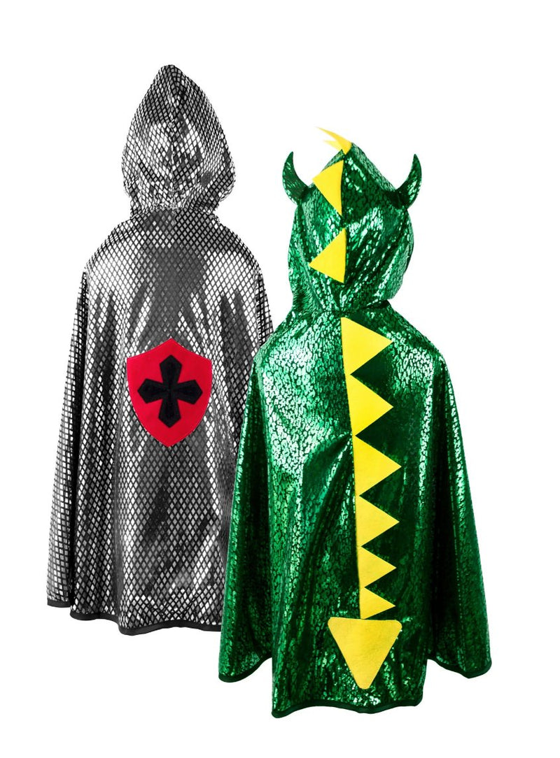 Reversible Dragon Knight Cape - Lemon And Lavender Toronto