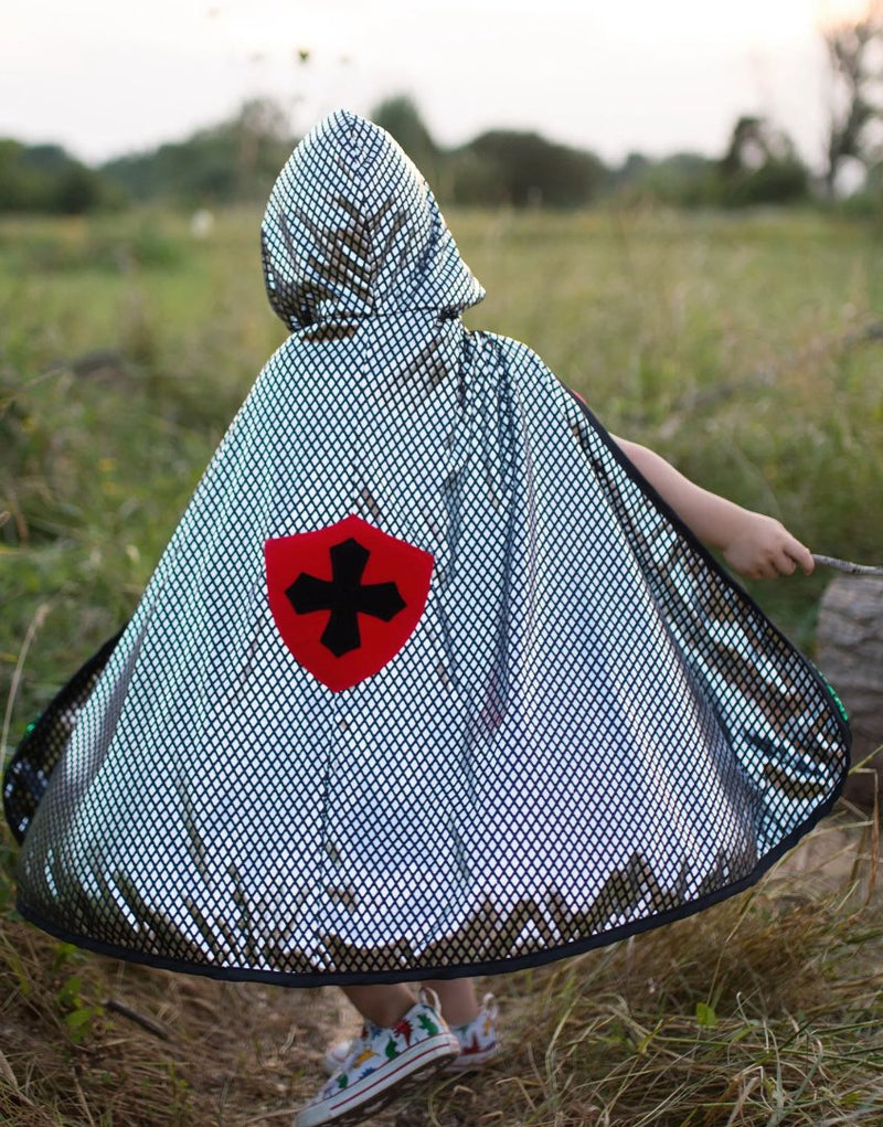 Reversible Dragon Knight Cape - Lemon And Lavender Toronto