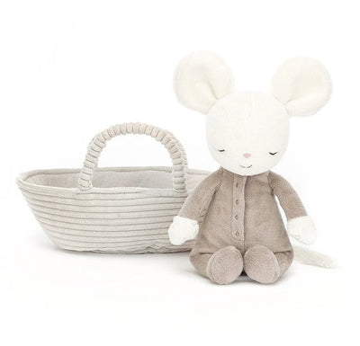 Rock-A-Bye Mouse - Jellycat - Lemon And Lavender Toronto