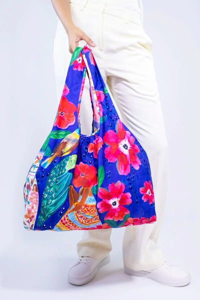 Roeqie | Hiding - Medium Reusable Bag - Lemon And Lavender Toronto